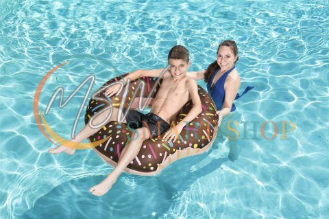 Kółko do pływania koło dmuchane BESTWAY 36188 donut brązowe 107cm Kółko do pływania koło dmuchane BESTWAY 36188 donut brązowe 107cm