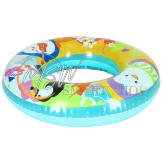 Kółko do pływania koło dmuchane kółko plażowe pingwinek 60 kg BESTWAY 36113 51 cm