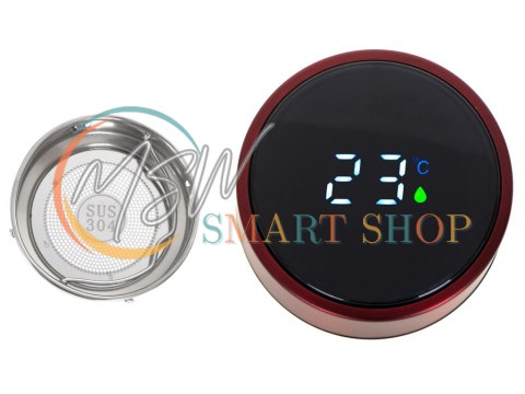 Kubek bidon termiczny termos smart LED 500ml bordowy Kubek bidon termiczny termos smart LED 500ml bordowy