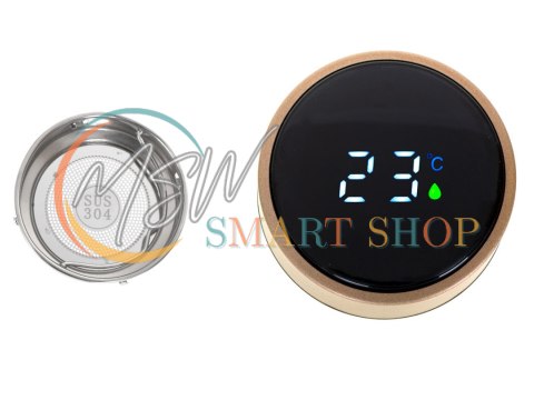 Kubek bidon termiczny termos smart LED 500ml złoty Kubek bidon termiczny termos smart LED 500ml złoty
