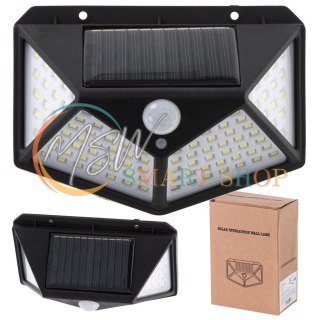 Lampa solarna czujnik ruchu i zmierzchu 100 LED