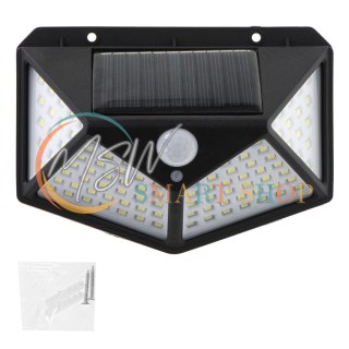 Lampa solarna czujnik ruchu i zmierzchu 100 LED