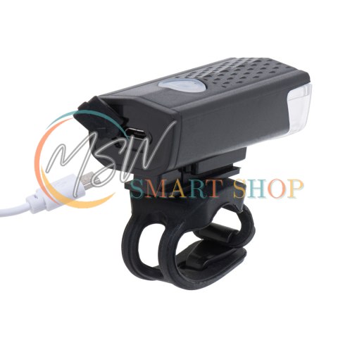 Lampka rowerowa LED RALLEX zestaw tył-przód na rower kierownicę USB