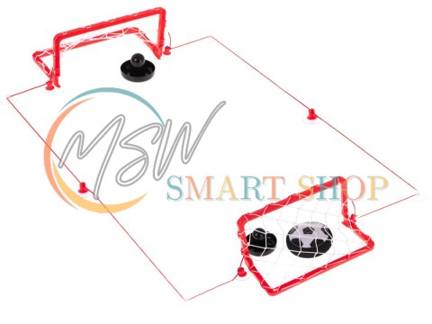 Latająca lewitująca piłka nożna krążek cymbergaj hoverball z bramkami