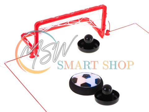 Latająca lewitująca piłka nożna krążek cymbergaj hoverball z bramkami