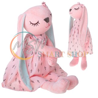 Maskotka pluszowa królik różowy 52cm