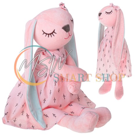 Maskotka pluszowa królik różowy 52cm