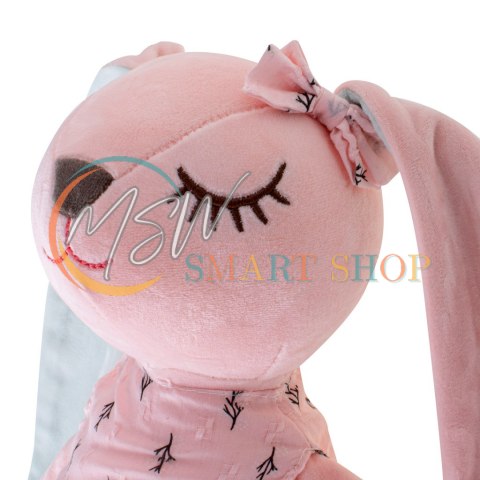 Maskotka pluszowa królik różowy 52cm
