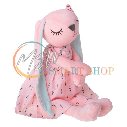 Maskotka pluszowa królik różowy 52cm