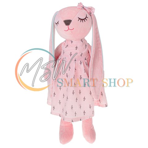 Maskotka pluszowa królik różowy 52cm