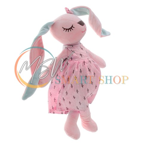 Maskotka pluszowa królik różowy 52cm