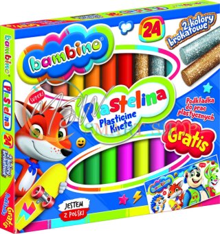 Plastelina Bambino 24 kolory