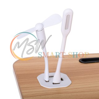 Stolik pod laptopa składany do łóżka podstawka śniadaniowa USB