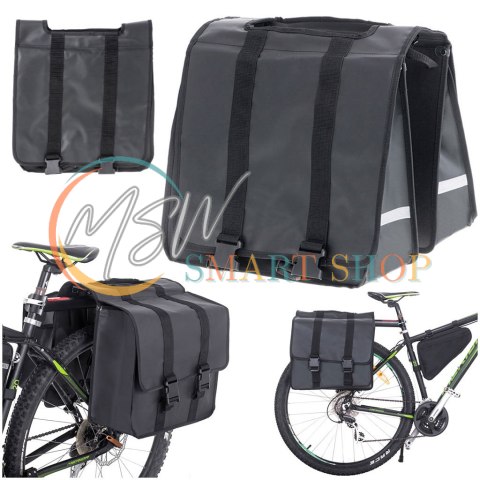 Torba sakwa RALLEX rowerowa podwójna dwukomorowa boczna na rower bagażnik 35L Torba sakwa RALLEX rowerowa podwójna dwukomorowa boczna na rower bagażnik 35L