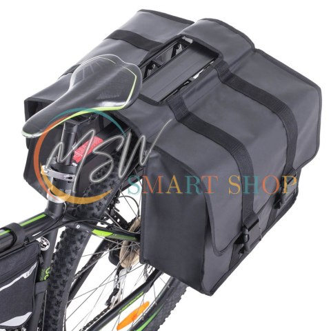 Torba sakwa RALLEX rowerowa podwójna dwukomorowa boczna na rower bagażnik 35L Torba sakwa RALLEX rowerowa podwójna dwukomorowa boczna na rower bagażnik 35L