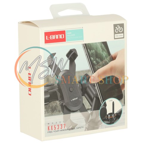 Uchwyt rowerowy na telefon do roweru motocyklowy hulajnogi wózka C51 solidny mocny