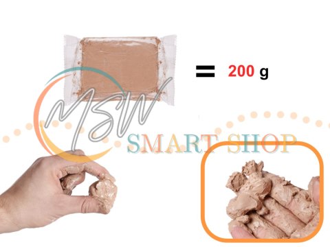 Glina zapas do koła garncarskiego 1200g Glina zapas do koła garncarskiego 1200g