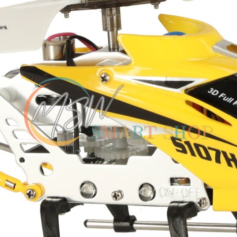 Helikopter zdalnie sterowany na pilota RC SYMA S107H 2.4GHz RTF żółty