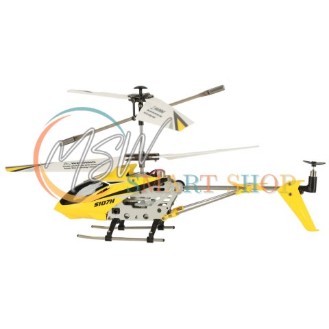 Helikopter zdalnie sterowany na pilota RC SYMA S107H 2.4GHz RTF żółty