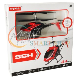 Helikopter zdalnie sterowany na pilota RC SYMA S5H 2.4GHz RTF czerwony