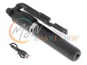 Kijek do selfie z pilotem Bluetooth statyw tripod lampka LED czarny