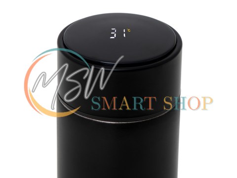 Kubek bidon termiczny termos smart LED 500ml czarny