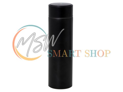 Kubek bidon termiczny termos smart LED 500ml czarny