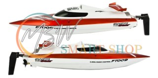 Łódź zdalnie sterowana na pilota RC FT009 pomarańczowa