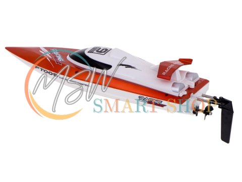 Łódź zdalnie sterowana na pilota RC FT009 pomarańczowa Łódź zdalnie sterowana na pilota RC FT009 pomarańczowa