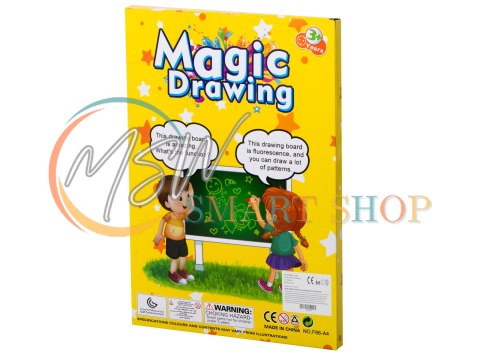 Magiczna tablica do rysowania światłem + długopis UV kreatywny zestaw