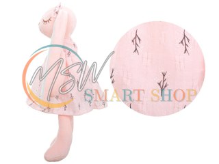 Maskotka pluszowa królik różowy 35cm