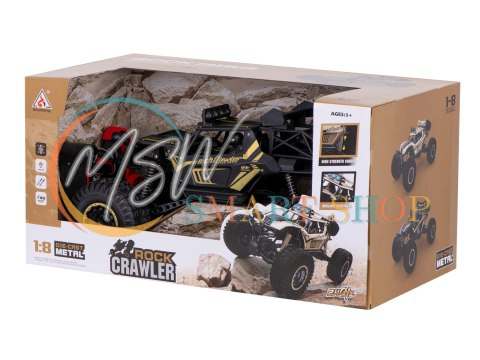 Samochód zdalnie sterowany 2,4GHz 1:8 51cm metal czarny