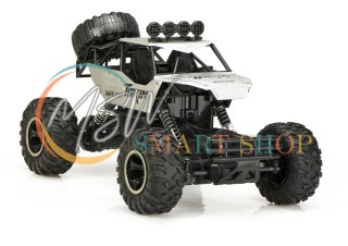 Samochód zdalnie sterowany na pilota RC Rock Crawler 1:12 4WD METAL srebrny