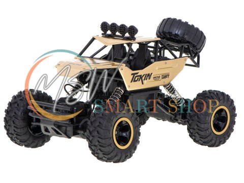Samochód zdalnie sterowany na pilota RC Rock Crawler 1:12 4WD METAL złoty Samochód zdalnie sterowany na pilota RC Rock Crawler 1:12 4WD METAL złoty