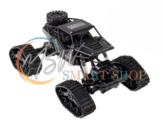 Samochód zdalnie sterowany na pilota RC Rock Crawler 4x4 LHC012 auto 2w1 czarny