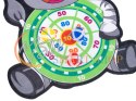 Tarcza Dart z rzutkami piłkami na rzep celowanie rzut do celu zebra