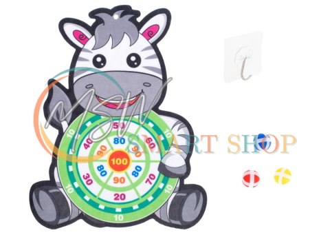 Tarcza Dart z rzutkami piłkami na rzep celowanie rzut do celu zebra Tarcza Dart z rzutkami piłkami na rzep celowanie rzut do celu zebra