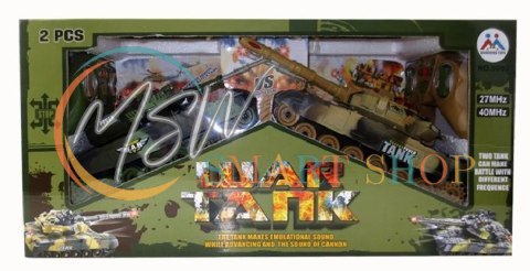 Czołgi zdalnie sterowane na pilota RC War Tank 9993 2,4GHz zestaw 2 sztuk
