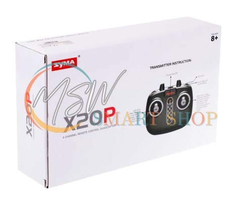 Dron RC SYMA X20P 2,4GHz RTF 360