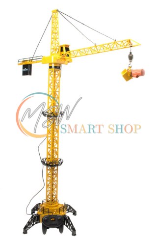 Dźwig Żuraw budowlany zdalnie sterowany RC z hakiem 4CH 128cm