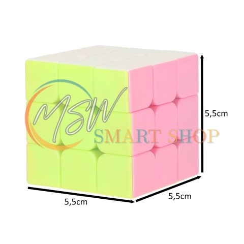 Gra logiczna Kostka łamigłówka 3x3x3 neon