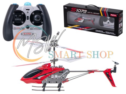 Helikopter zdalnie sterowany na pilota RC SYMA S107G czerwony
