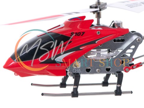 Helikopter zdalnie sterowany na pilota RC SYMA S107G czerwony