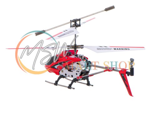 Helikopter zdalnie sterowany na pilota RC SYMA S107G czerwony