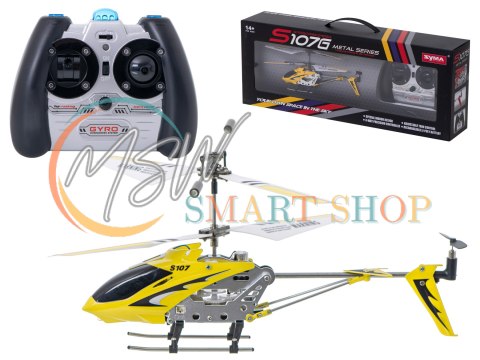 Helikopter zdalnie sterowany na pilota RC SYMA S107G żółty