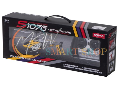 Helikopter zdalnie sterowany na pilota RC SYMA S107G żółty