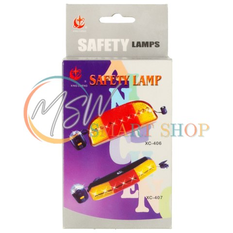 Lampki rowerowe światła rowerowe kierunkowskaz klakson 2 tryby komplet Lampki rowerowe światła rowerowe kierunkowskaz klakson 2 tryby komplet