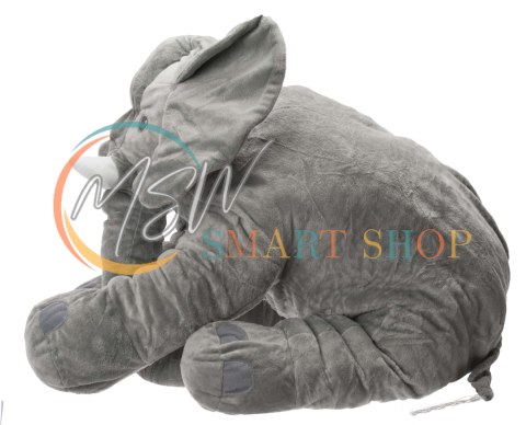 Maskotka pluszowa przytulanka pluszak słoń słonik miękki szary duży 60cm Maskotka pluszowa przytulanka pluszak słoń słonik miękki szary duży 60cm
