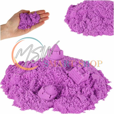 Piasek kinetyczny 1kg w woreczku fioletowy Piasek kinetyczny 1kg w woreczku fioletowy