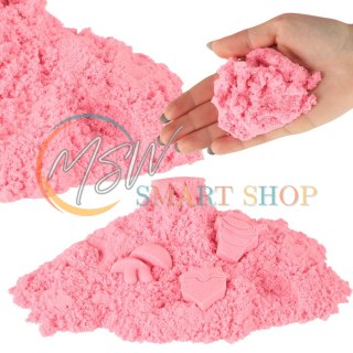 Piasek kinetyczny 1kg w woreczku różowy